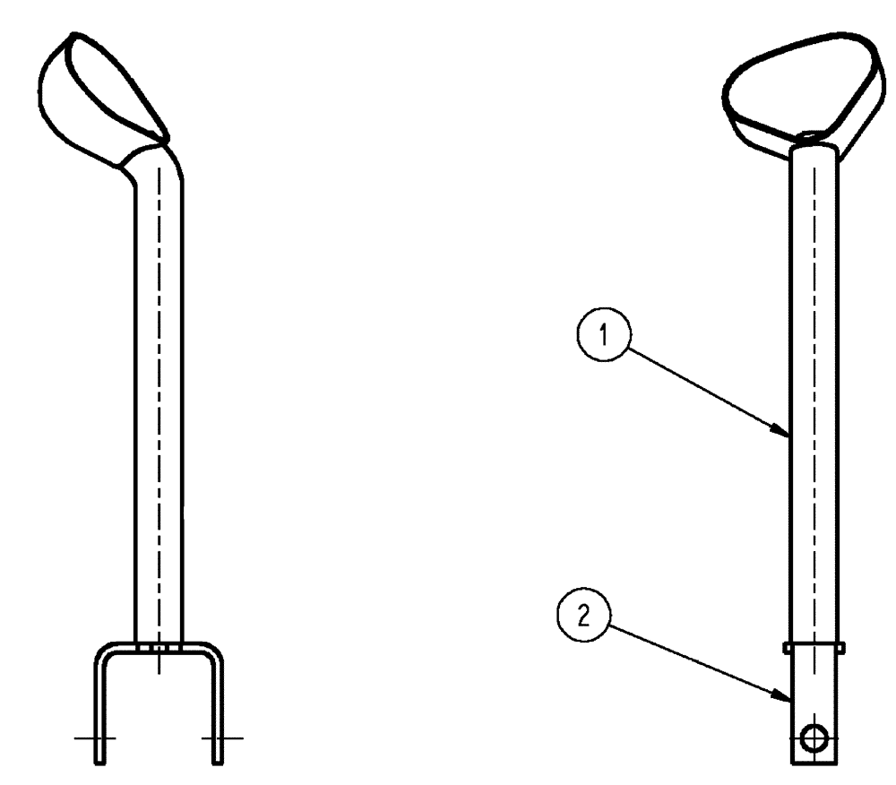 Схема запчастей Case IH 3210 - (01-007) - LEVER SUB ASSEMBLY PROPEL CONTROL Cab Interior