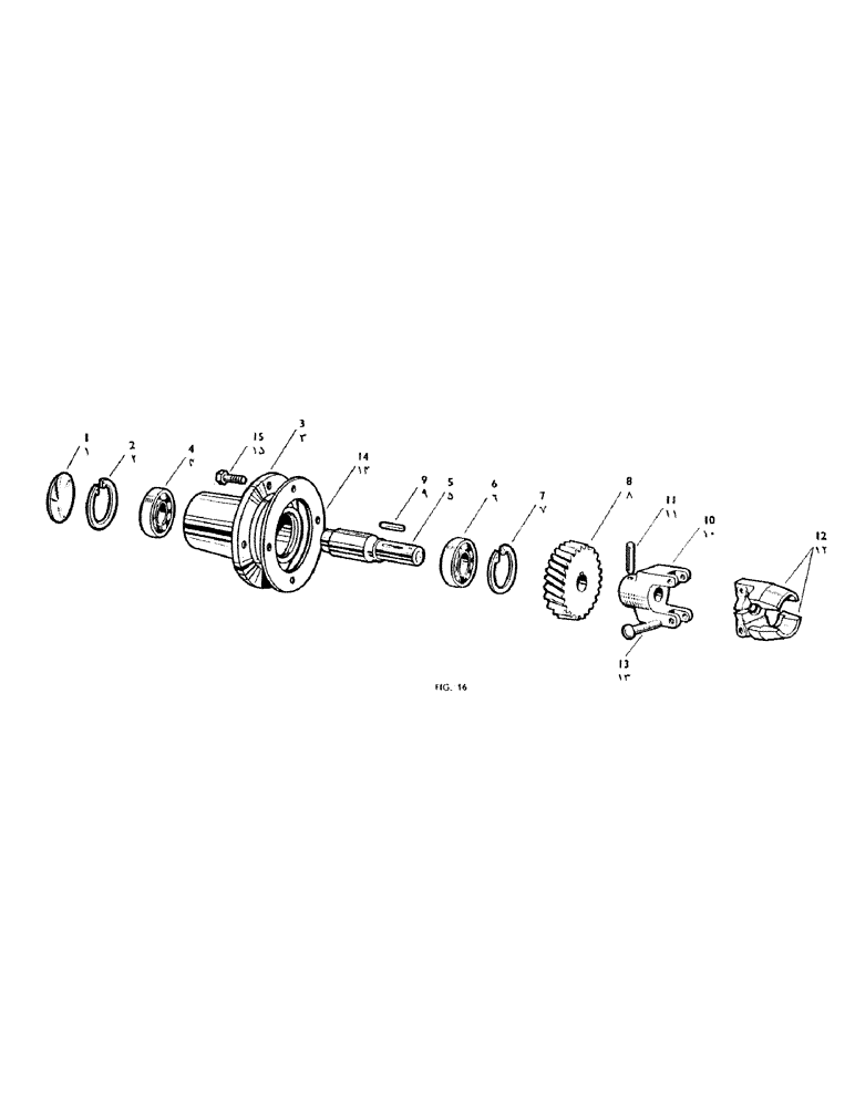 Схема запчастей Case IH 950 - (048) - GOVERNOR (02) - ENGINE