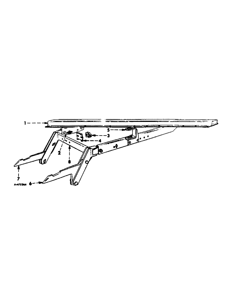 Схема запчастей Case IH 4-FTC43 - (B-02) - COUPLING BEAMS AND FRAMES 