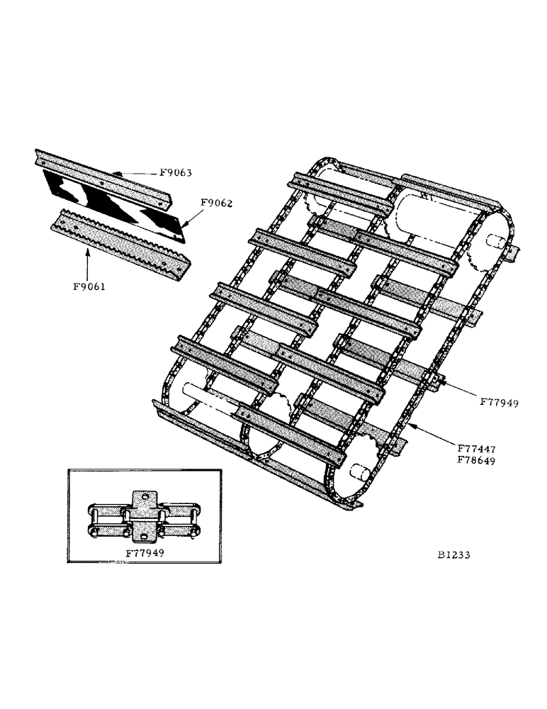 Схема запчастей Case IH 800 - (046) - FEEDER RAKE, STANDARD, HEAVY DUTY (60) - PRODUCT FEEDING