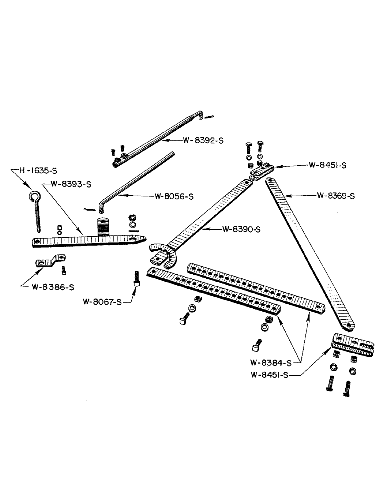 Схема запчастей Case IH WPA - (05) - HITCH 10 FOOT PLOW 