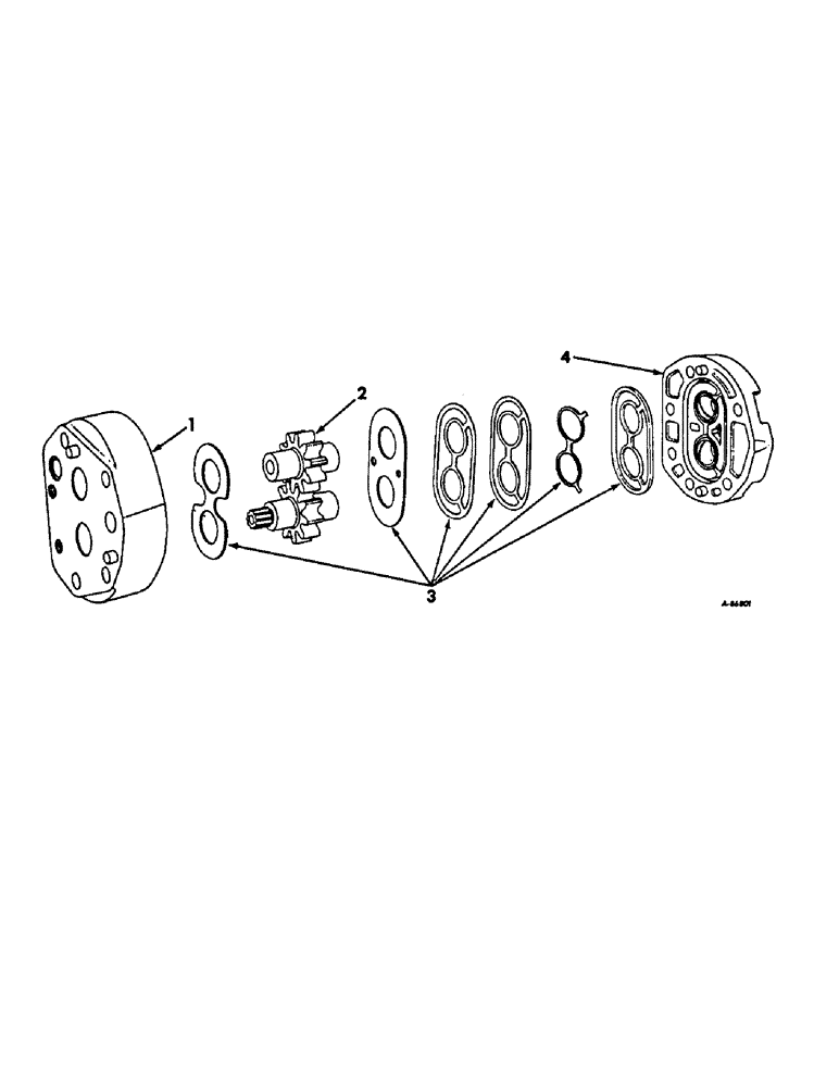 Схема запчастей Case IH 2544 - (F-13) - HYDRAULICS SYSTEM, HYDRAULIC PUMP, THOMPSON, 9 GPM (07) - HYDRAULIC SYSTEM