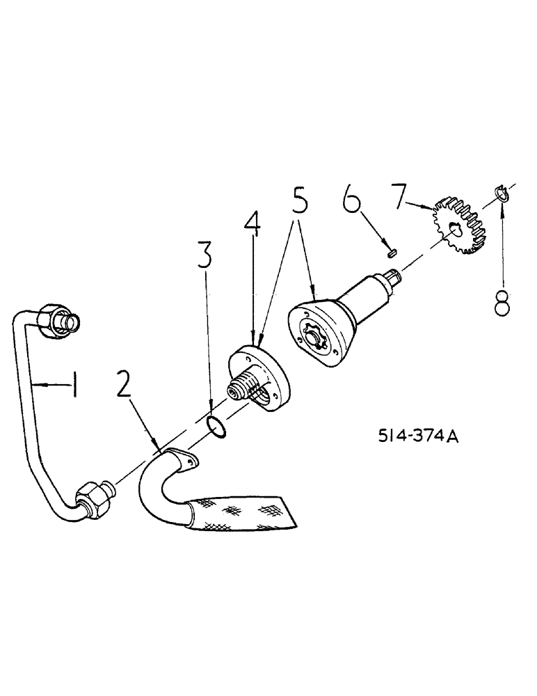 Схема запчастей Case IH 268 - (10-014) - HYDRAULIC LUB PUMP, SYNCHROMESH DRIVE (07) - HYDRAULICS