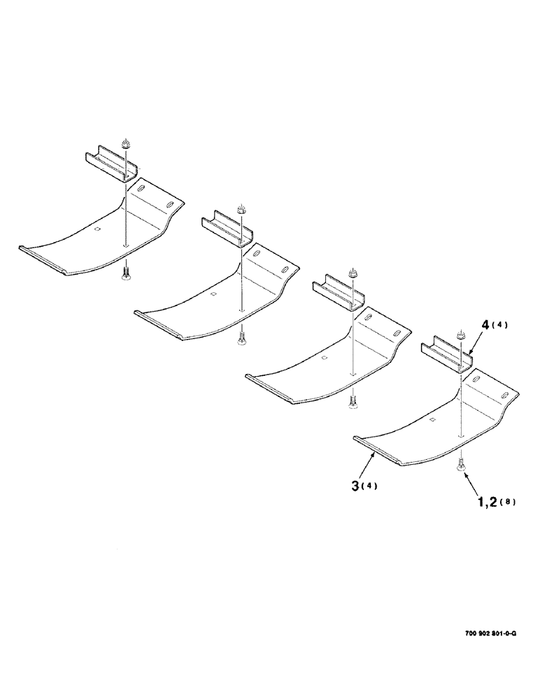 Схема запчастей Case IH 8315 - (9-06) - SKID SHOE KIT, HK10615 SKID SHOE KIT COMPLETE, TO BE ORDERED THRU WHOLEGOODS ONLY (09) - CHASSIS