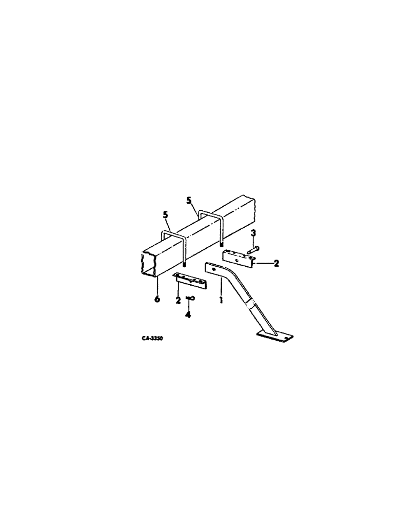 Схема запчастей Case IH 500 - (B-62) - SUPPORT STAND, 4, 6 AND 8 ROW 