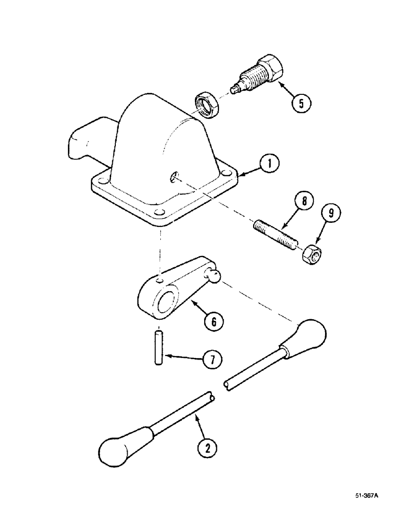 Схема запчастей Case IH 5150 - (8-108) - SENSOR ASSY. (08) - HYDRAULICS