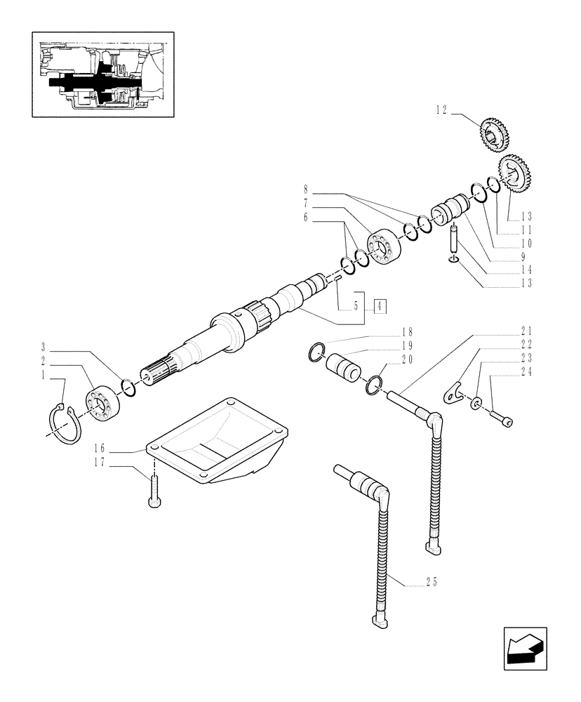 Схема запчастей Case IH MXU100 - (1.33.3/03) - (VAR.161) 4WD STRENGTHENED WHEEL AXLE WITH TOOTH ENGAGEMENT - DRIVING GEAR (04) - FRONT AXLE & STEERING