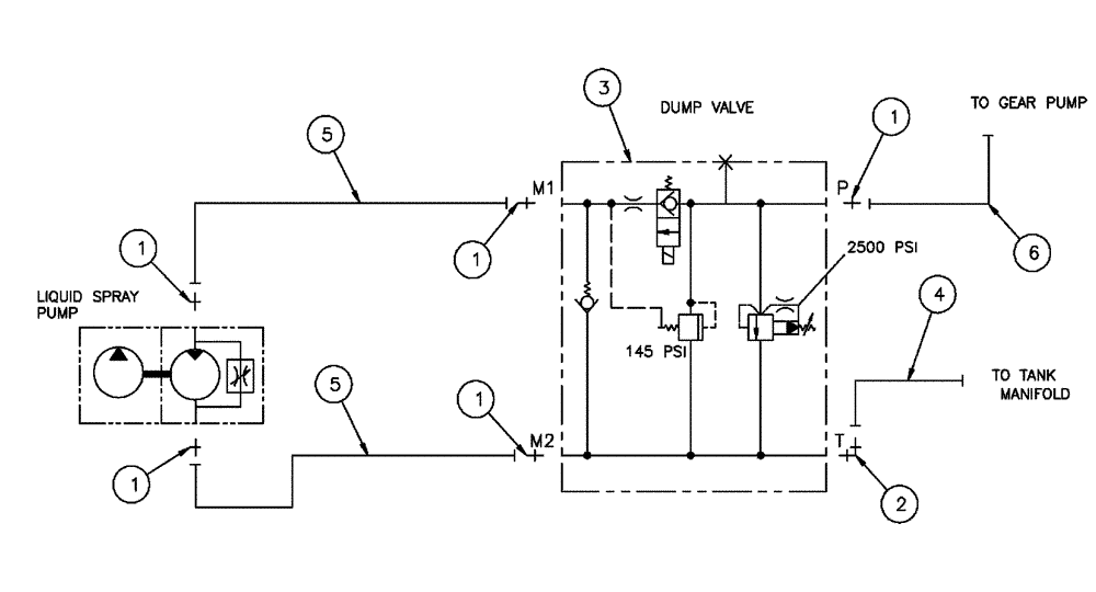 Схема запчастей Case IH SPX4260 - (06-013) - PRODUCT PUMP, HYDRAULIC GROUP Hydraulic Plumbing