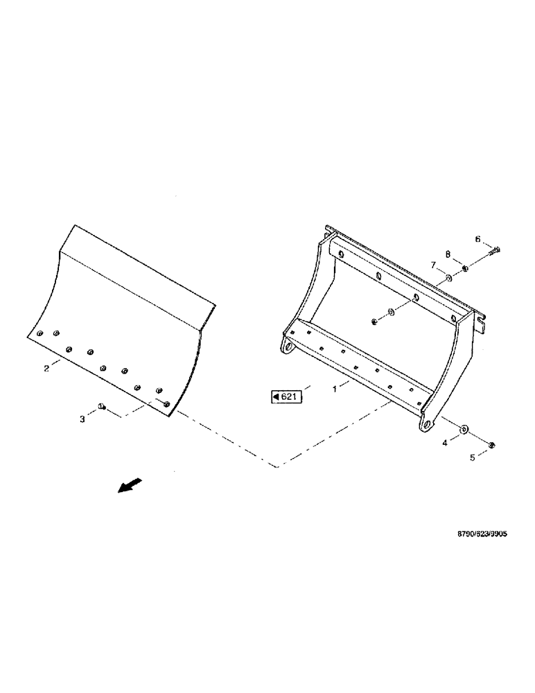 Схема запчастей Case IH 8790 - (137) - SPOUT BLOWER, SETTING THROUGH (70) - EJECTION