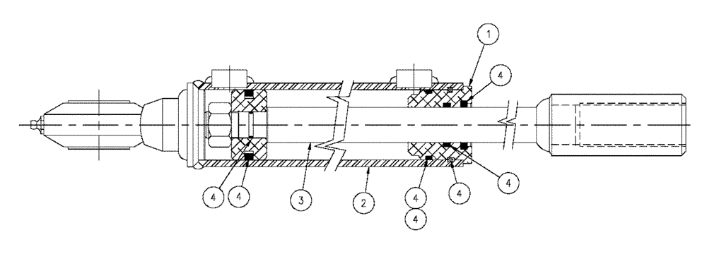 Схема запчастей Case IH FLX3330B - (06-011) - STEERING CYLINDER (07) - HYDRAULICS