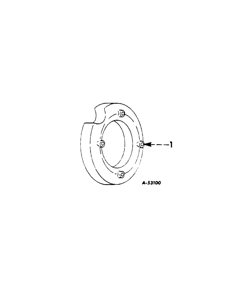 Схема запчастей Case IH 606 - (130) - WHEELS, FRONT WHEEL WEIGHTS (11) - WHEELS