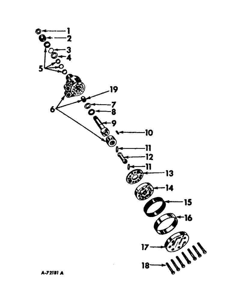 Схема запчастей Case IH 2826 - (10-14) - HYDRAULICS, HYDROSTATIC POWER STEERING HAND PUMP (07) - HYDRAULICS