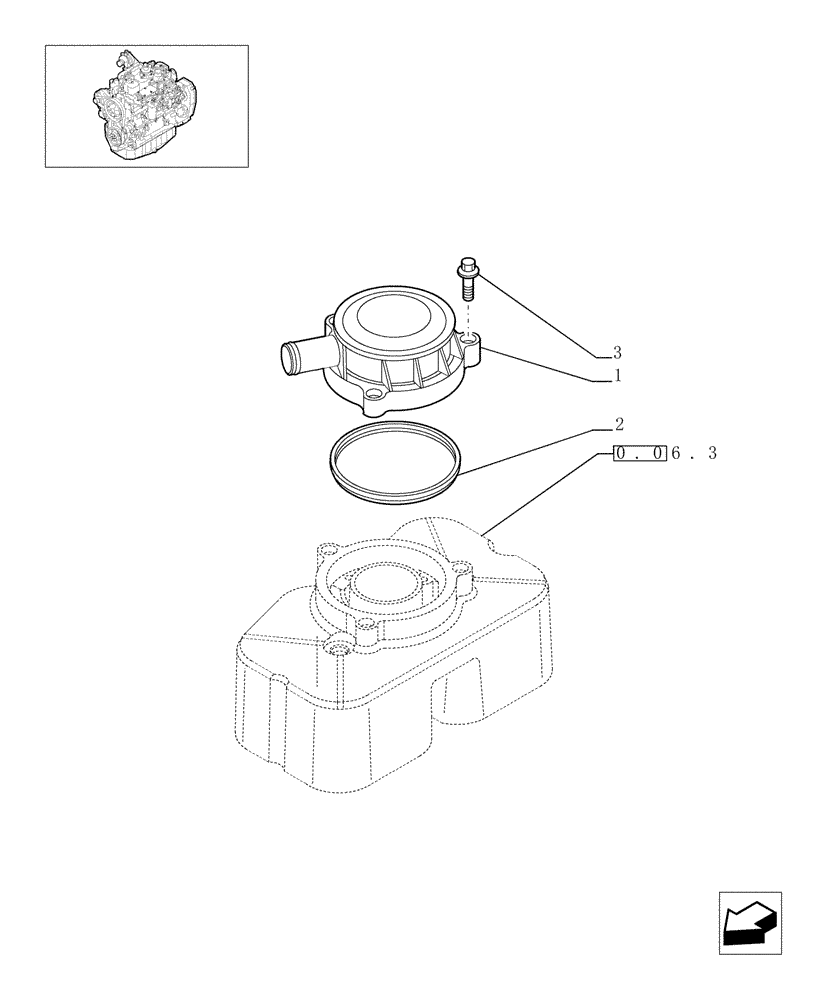 Схема запчастей Case IH F4GE9484A J602 - (0.04.5[01]) - BREATHER - ENGINE (504043432) 