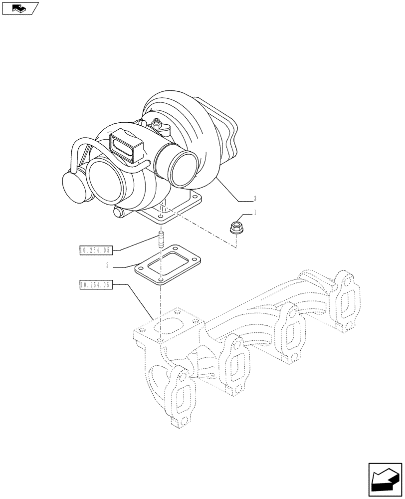 Схема запчастей Case IH F4CE9484L J603 - (10.250.01) - INJECTION EQUIPMENT - PIPING (2855047) (10) - ENGINE