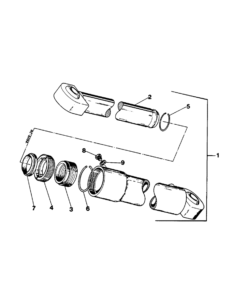 Схема запчастей Case IH 644 - (2I06A) - AUXILIARY CYLINDER - 3146588R92 (07) - HYDRAULICS