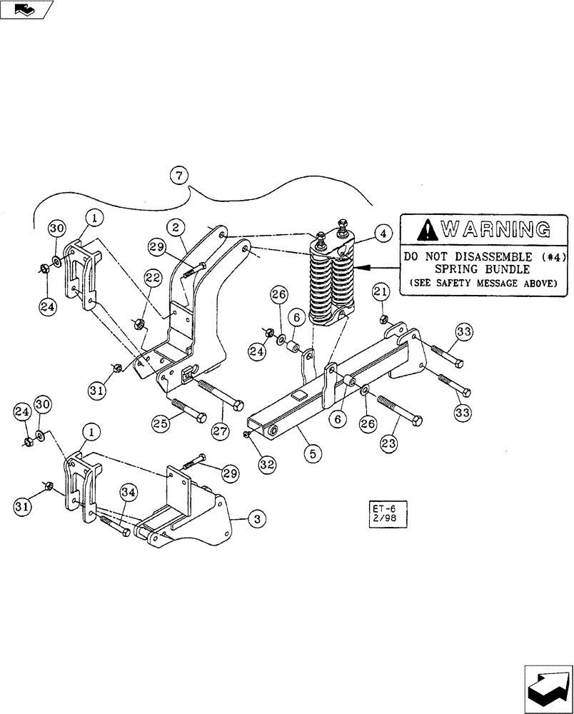 Схема запчастей Case IH 2500 - (75.200.02[02]) - SHANK MOUNT ASSEMBLY (75) - SOIL PREPARATION