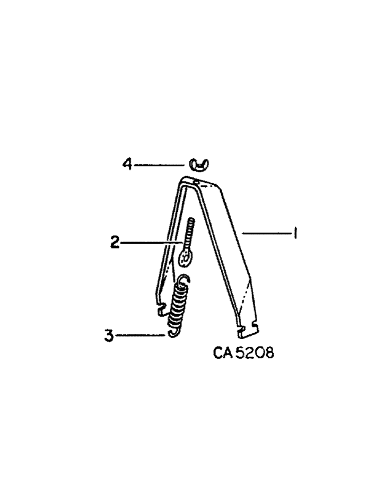 Схема запчастей Case IH 500 - (B-64[A]) - PRESS WHEEL SPRING ATTACHMENT, STAGGERED, QUANTITIES SHOWN ARE PER ROW 