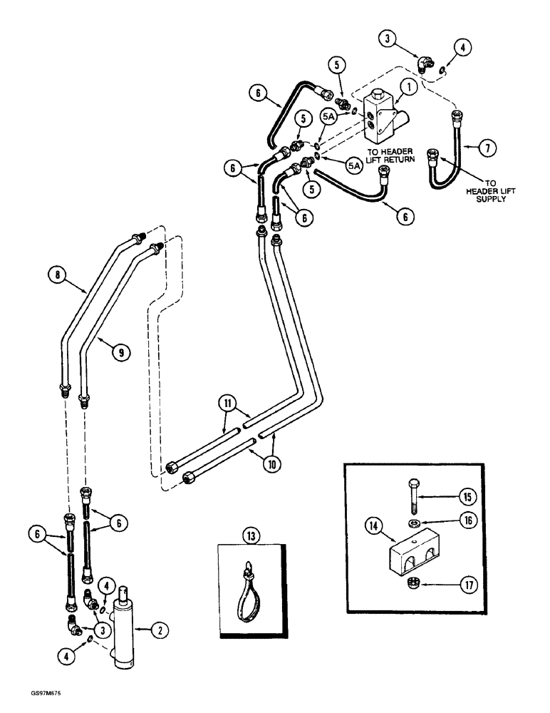 Схема запчастей Case IH 1660 - (8-102) - FEEDER CLUTCH SYSTEM, CONTROL CONCEPTS, PRIOR TO P.I.N. JJC0103800 (07) - HYDRAULICS