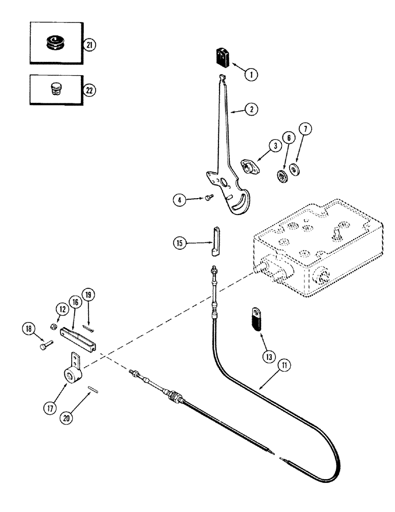 Схема запчастей Case IH 2394 - (8-110) - HITCH SYSTEM, DRAFT SENSING CONTROLS (08) - HYDRAULICS