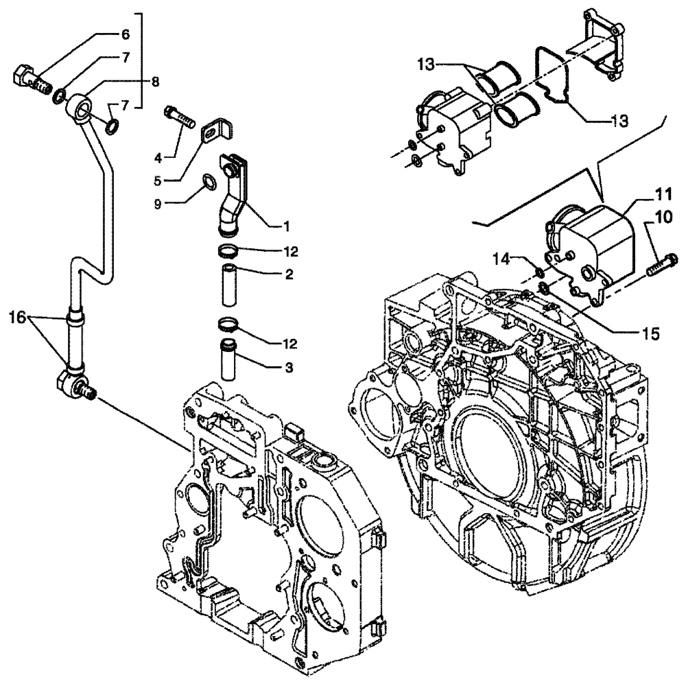 Схема запчастей Case IH SPX3320 - (03-011) - BREATHER - ENGINE (01) - ENGINE