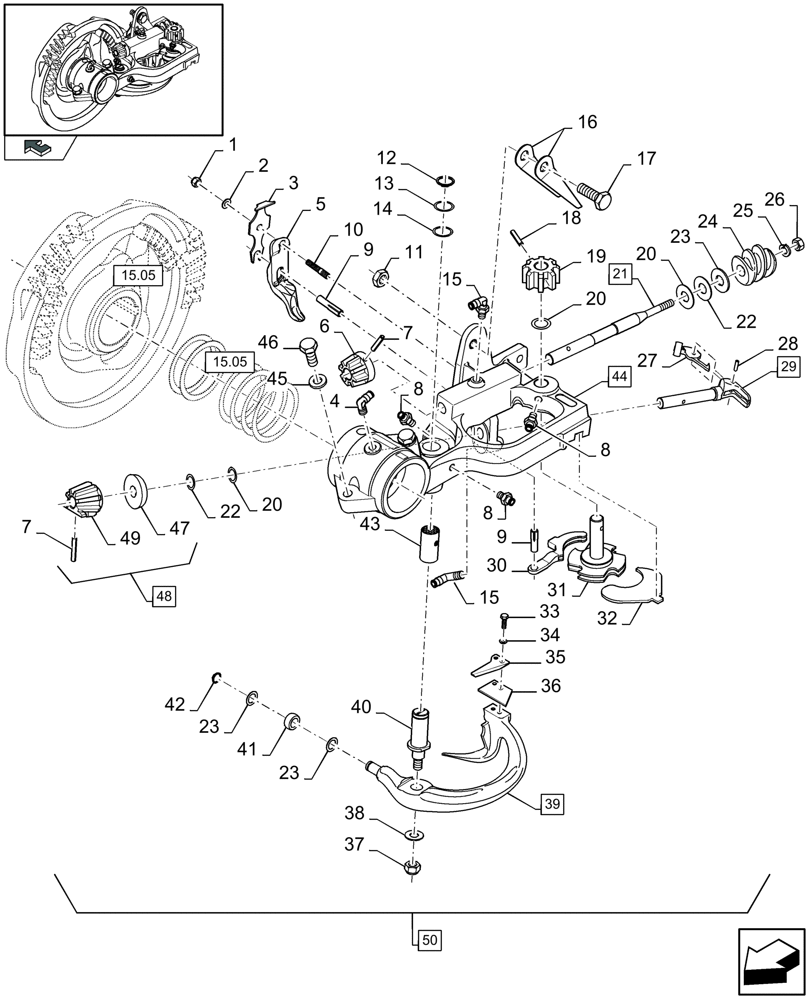 Схема запчастей Case IH LBX322S - (15.08[02]) - KNOTTERS - D480 (15) - KNOTTER /WRAPPER