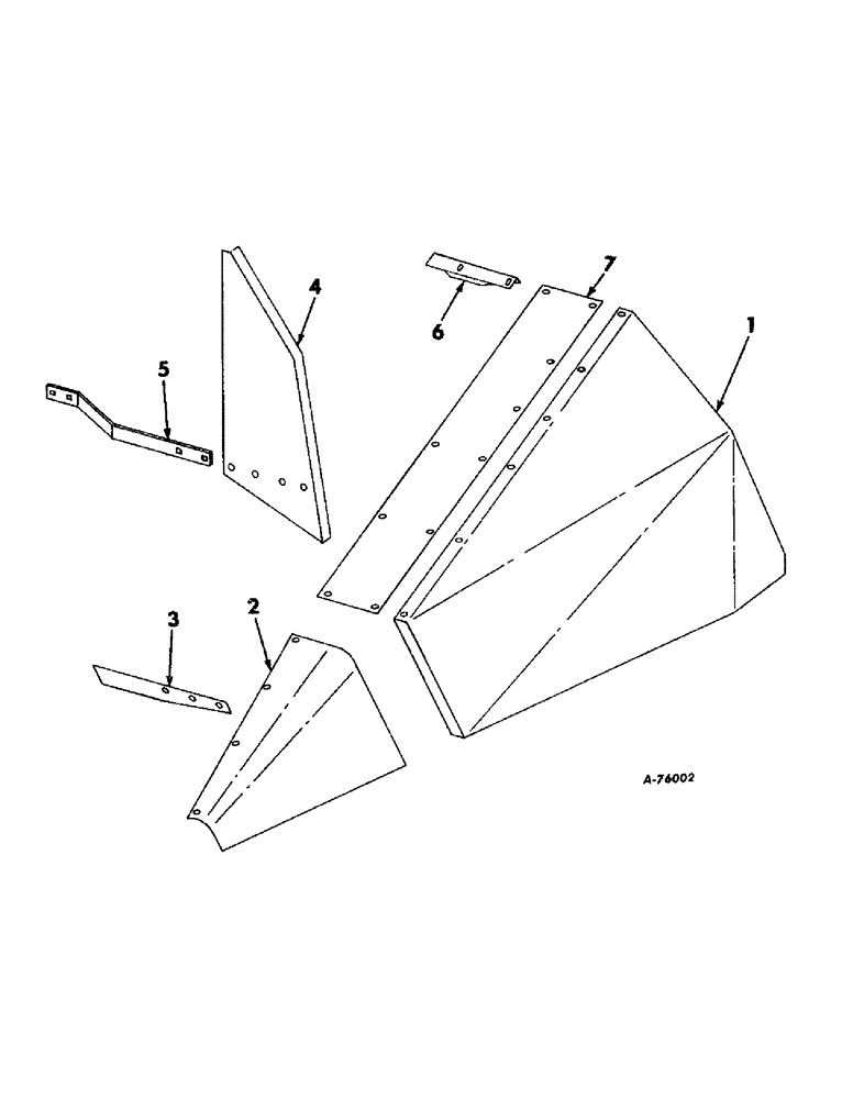 Схема запчастей Case IH 229 - (A-25) - WHEEL SHIELD (58) - ATTACHMENTS/HEADERS