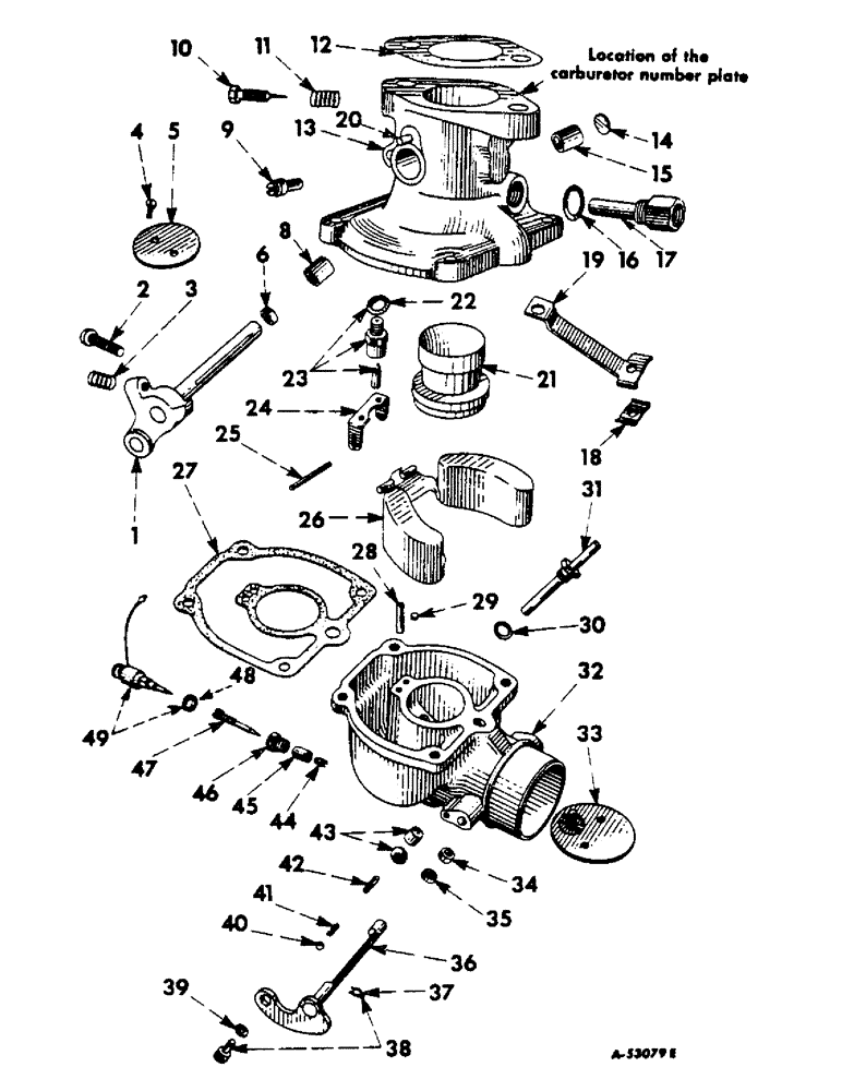 Схема запчастей Case IH 303 - (379) - C-221 ENGINE, 3-9/16 X 3-11/16, CARBURETOR, IH, GASOLINE ENGINES (10) - ENGINE