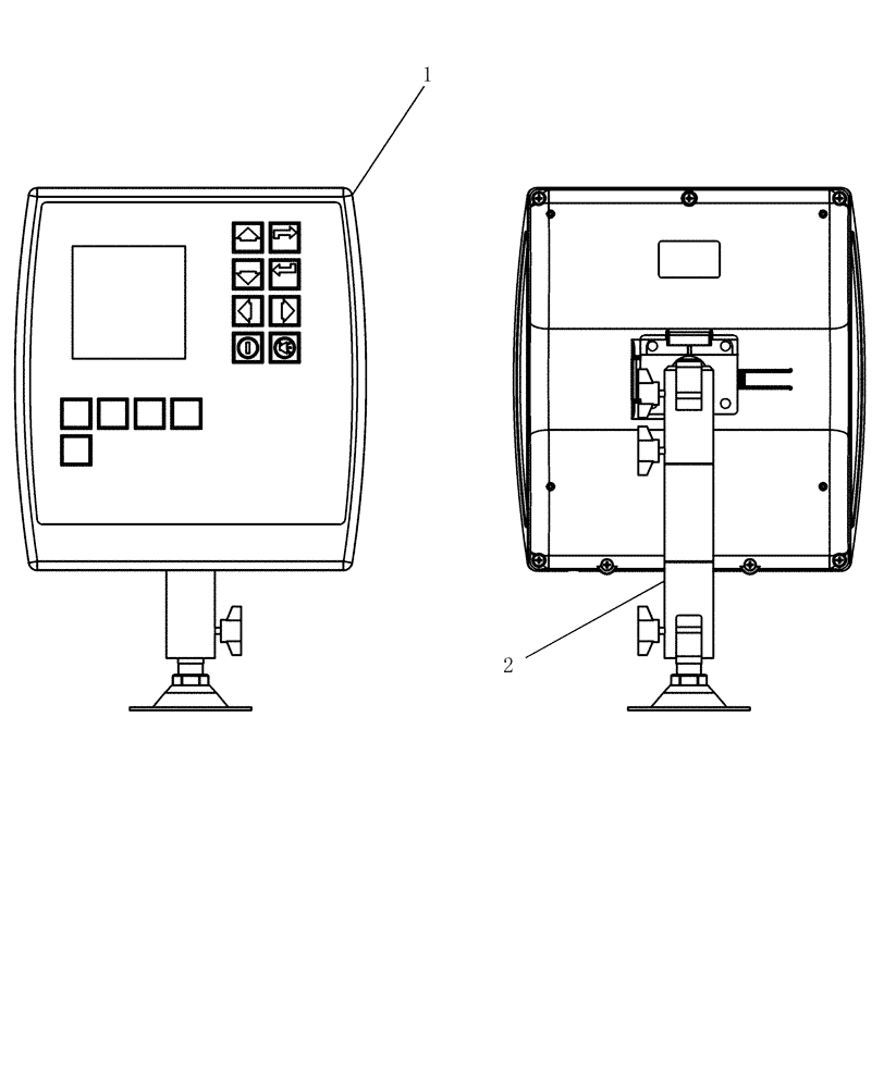 Схема запчастей Case IH 1200 - (A.50.A[33]) - ELECTRICAL - EARLY RISER III - PLANTER MONITOR (ASN CBJ025392) A - Distribution Systems