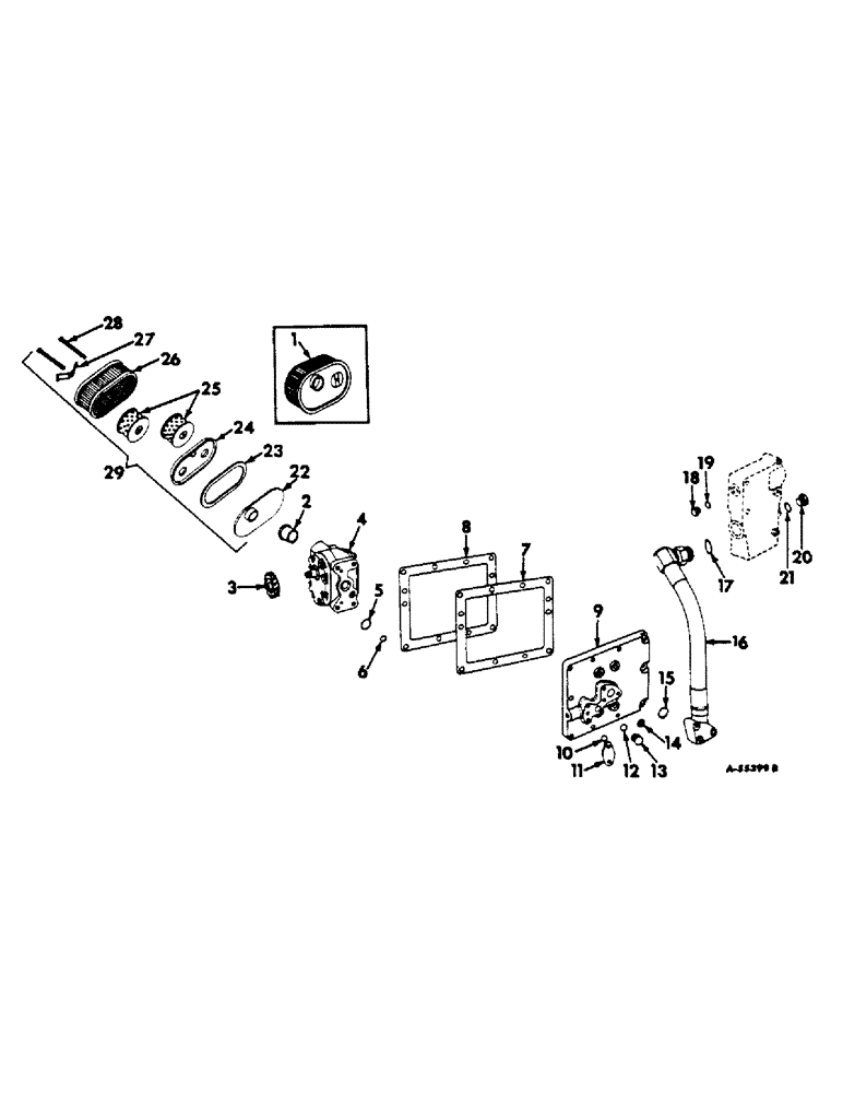 Схема запчастей Case IH 460 - (162) - HYDRAULIC SYSTEM, HYDRA-TOUCH POWER SUPPLY, INTERNATIONAL 460 SERIES (07) - HYDRAULIC SYSTEM