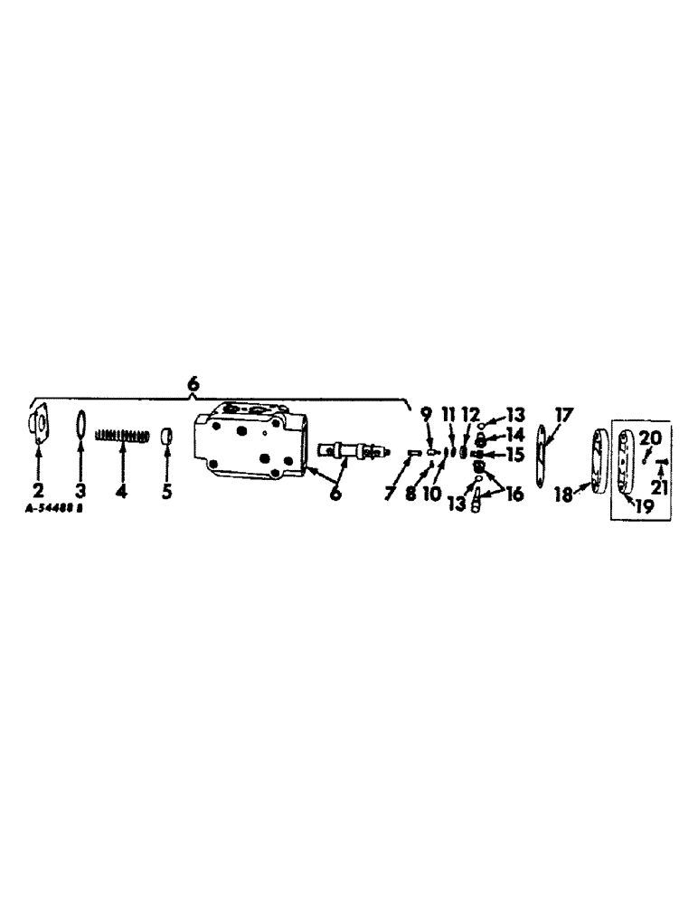 Схема запчастей Case IH 660 - (233) - HYDRAULIC SYSTEM, TEL-A-DEPTH VALVE, TRACTORS WITH FAST-HITCH (07) - HYDRAULIC SYSTEM