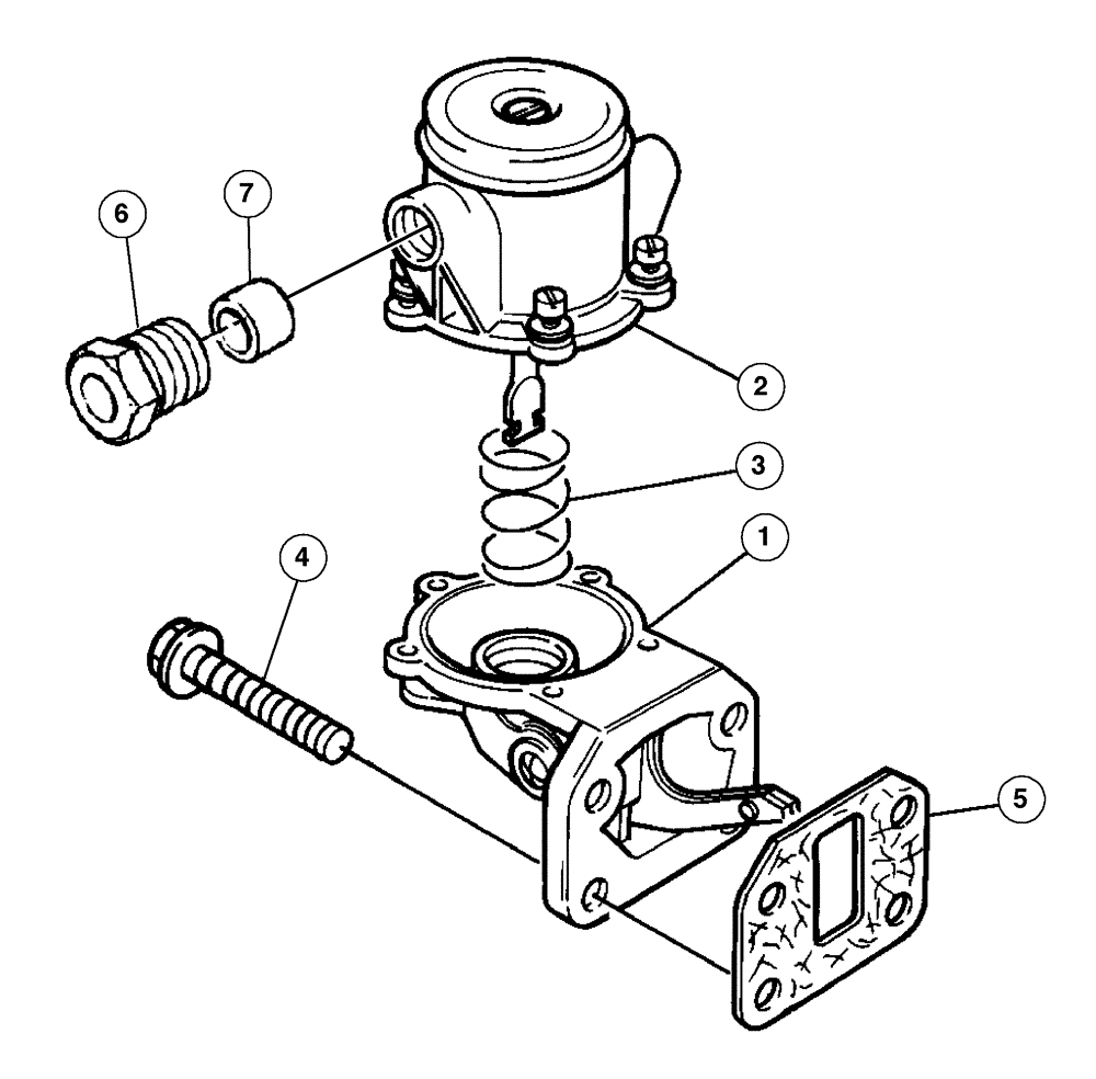 Схема запчастей Case IH MX100C - (03-06) - LIFT PUMP (03) - FUEL SYSTEM