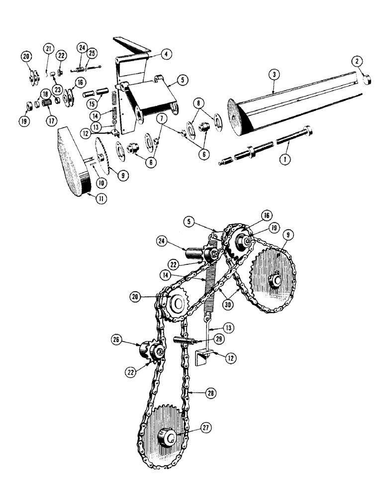 Схема запчастей Case IH 133 - (62) - FEEDER ASSIST ATTACHMENT 