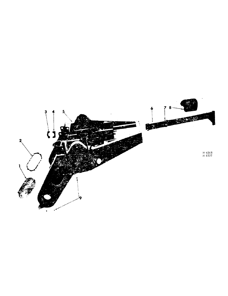 Схема запчастей Case IH 201 - (A-059) - CHASSIS FRAME (39) - FRAMES AND BALLASTING