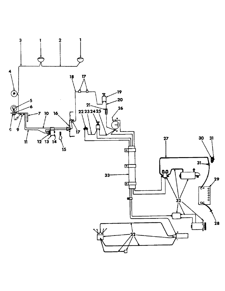 Схема запчастей Case IH 201 - (E-008) - ELECTRICAL SYSTEM, WIRING DIAGRAM, SERIAL NUMBER H-1200 AND UP (55) - ELECTRICAL SYSTEMS