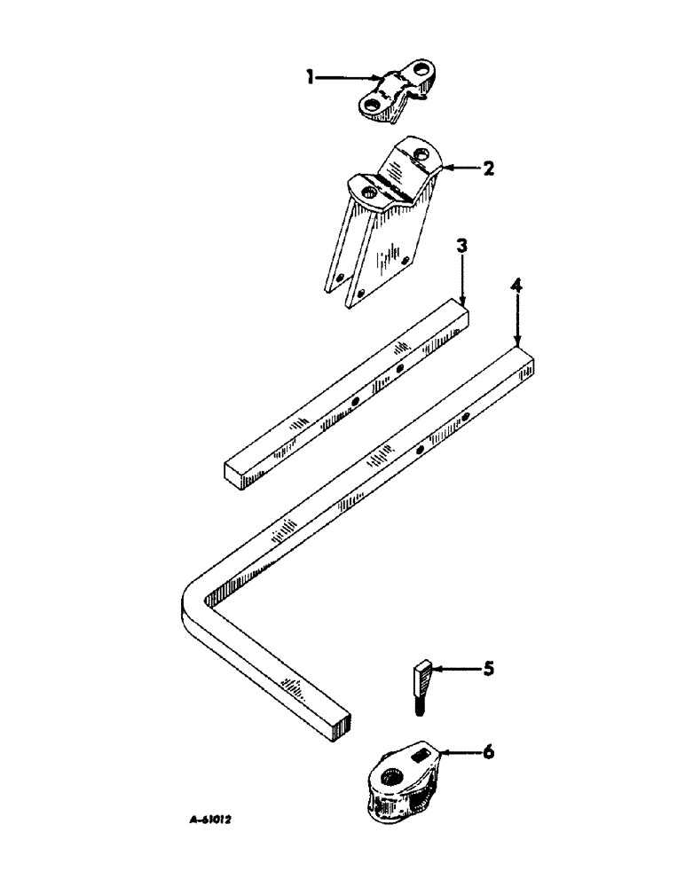 Схема запчастей Case IH 184 - (A-07) - PLANTER ATTACHING UNIT, 184 PLANTER 