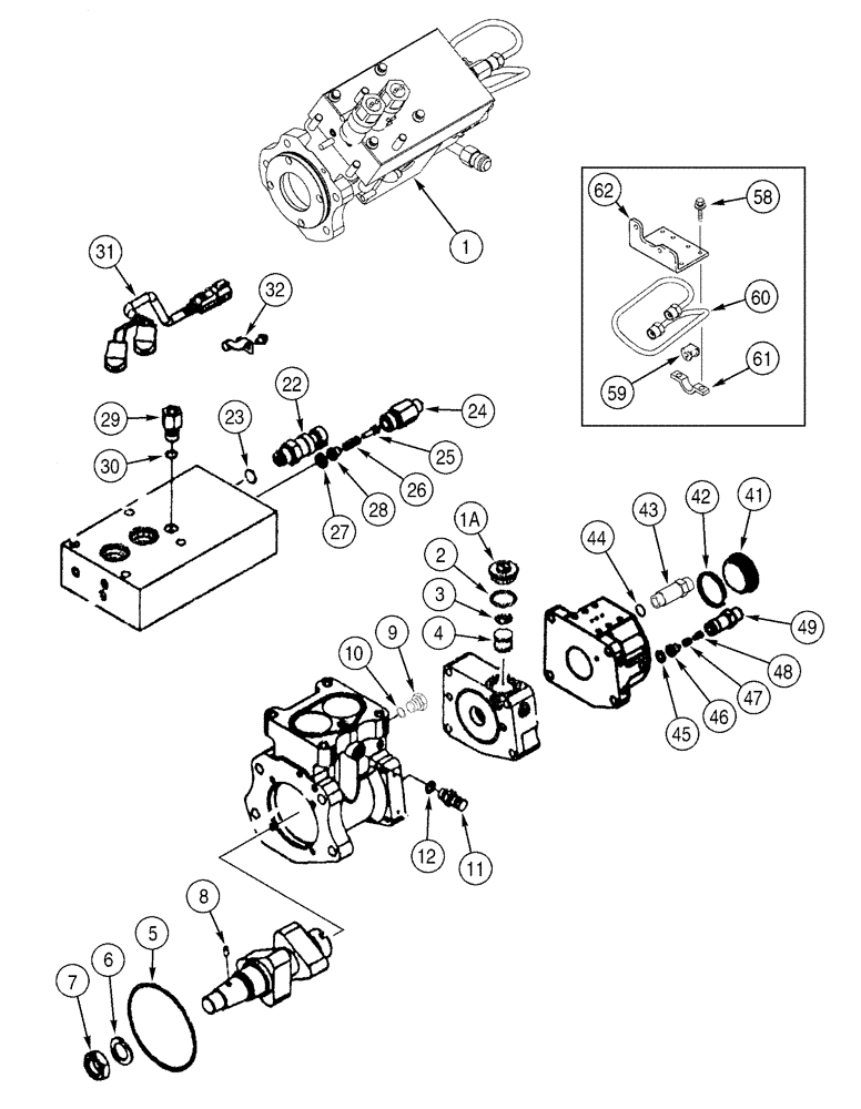 Схема запчастей Case IH FLX3300B - (02-026) - FUEL INJECTION PUMP (FLX3300B CASE ENGINE) (01) - ENGINE