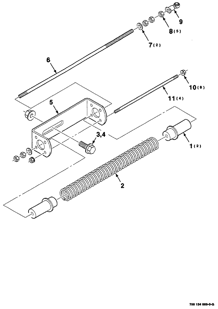 Схема запчастей Case IH 8870 - (05-10) - TENSIONER ASSEMBLY (14) - MAIN GEARBOX & DRIVE