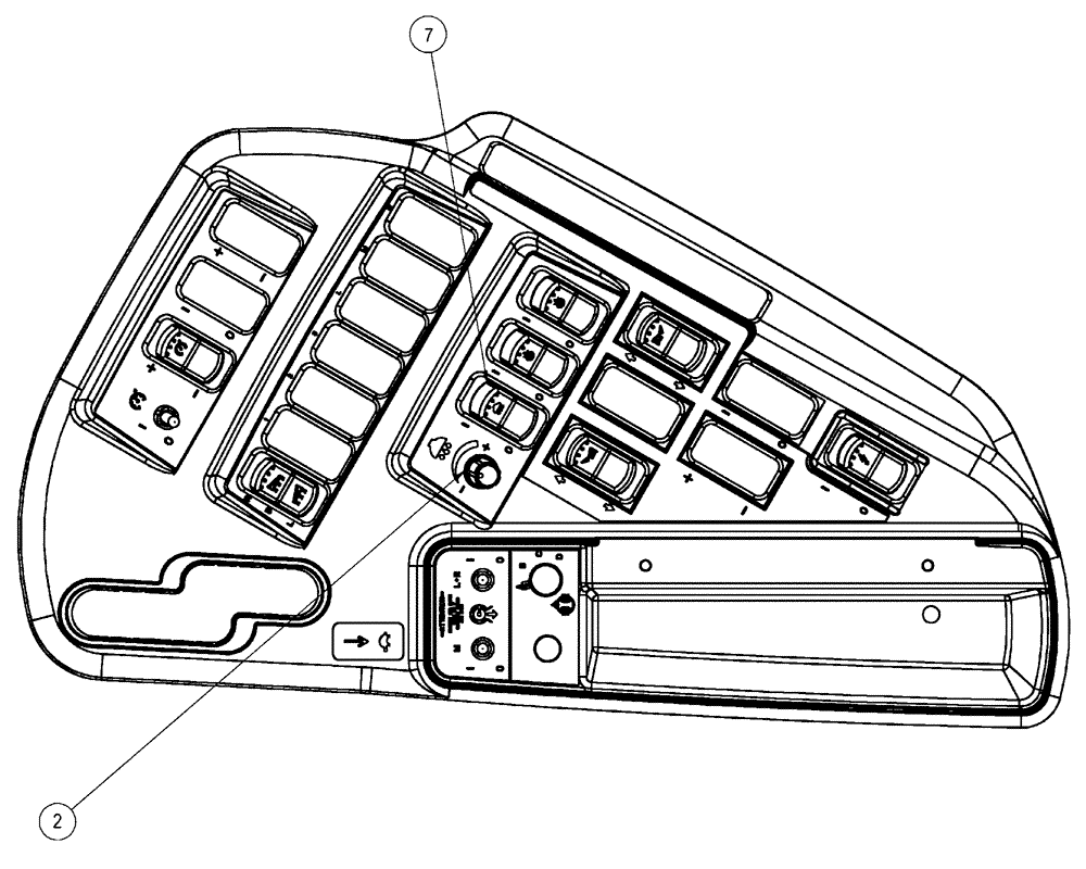 Схема запчастей Case IH FLX4010 - (08-007) - FOAMER ELECTRICAL GROUP (06) - ELECTRICAL