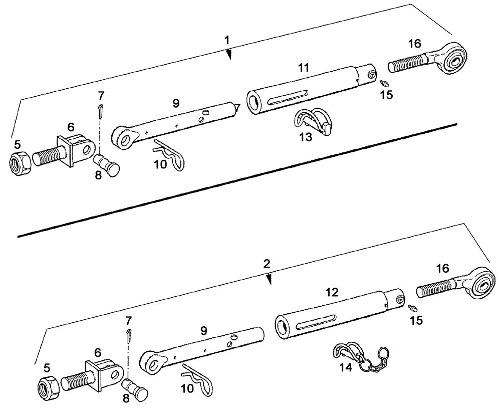 Схема запчастей Case IH C55 - (08-36[01]) - SUPPORT BRACE, DISASSEMBLED (08) - HYDRAULICS