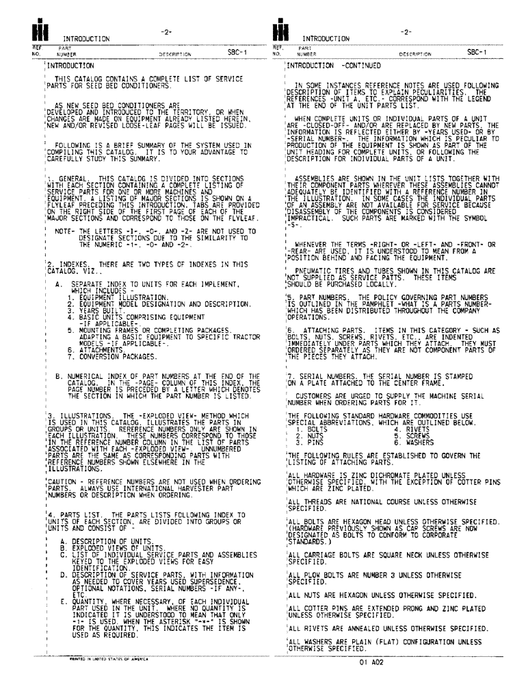 Схема запчастей Case IH 568 - (2) - INTRODUCTION 