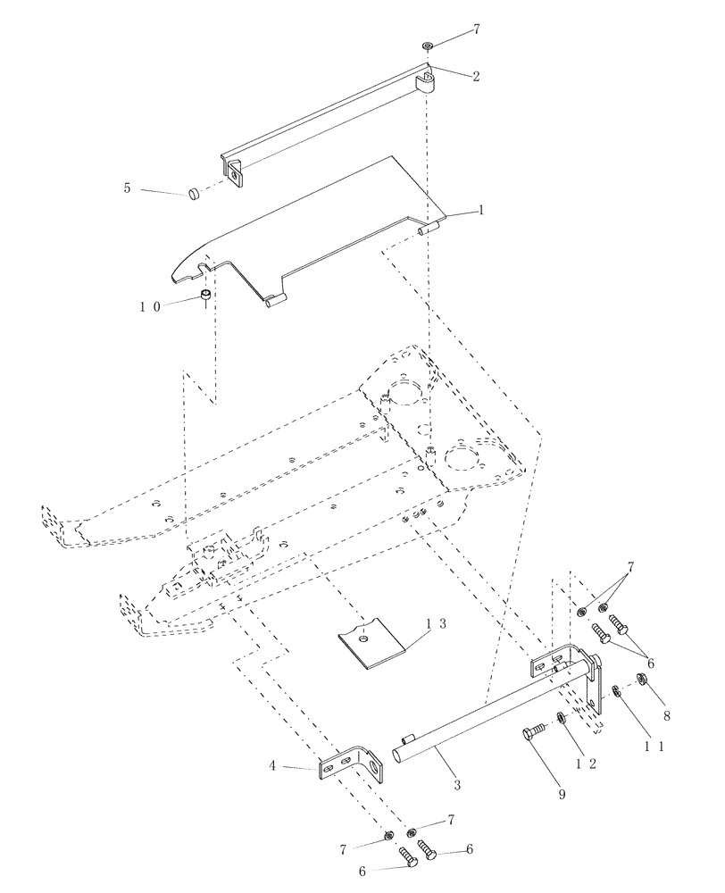 Схема запчастей Case IH 2412-22 - (20.07.04) - HYDRAULICALLY ACTUATED DECK PLATES (58) - ATTACHMENTS/HEADERS