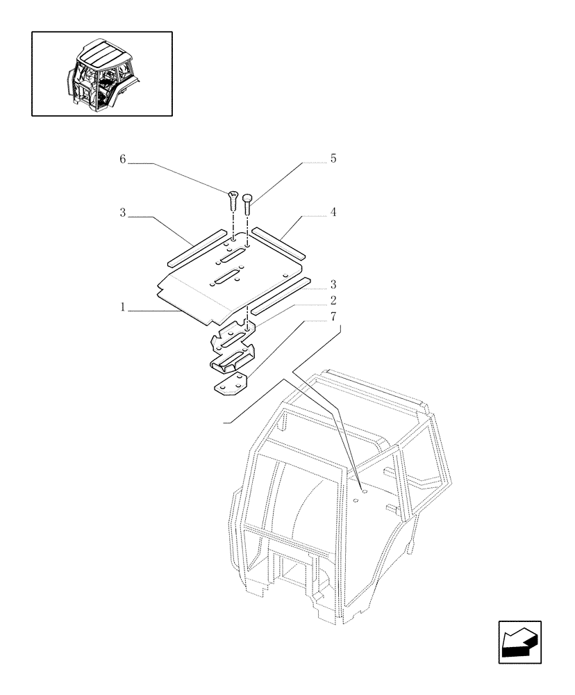 Схема запчастей Case IH JX100U - (1.92.8) - CAB - LEVER PROTECTION COVER (10) - OPERATORS PLATFORM/CAB