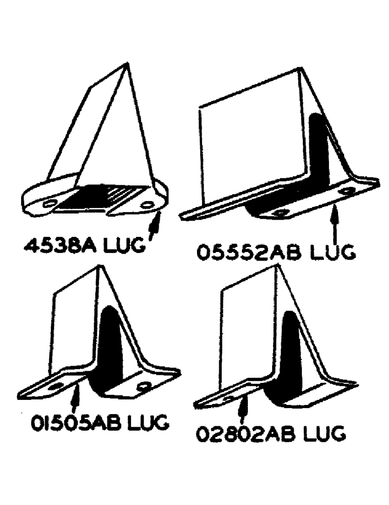 Схема запчастей Case IH 600-SERIES - (091) - LUGS FOR REAR WHEELS (06) - POWER TRAIN