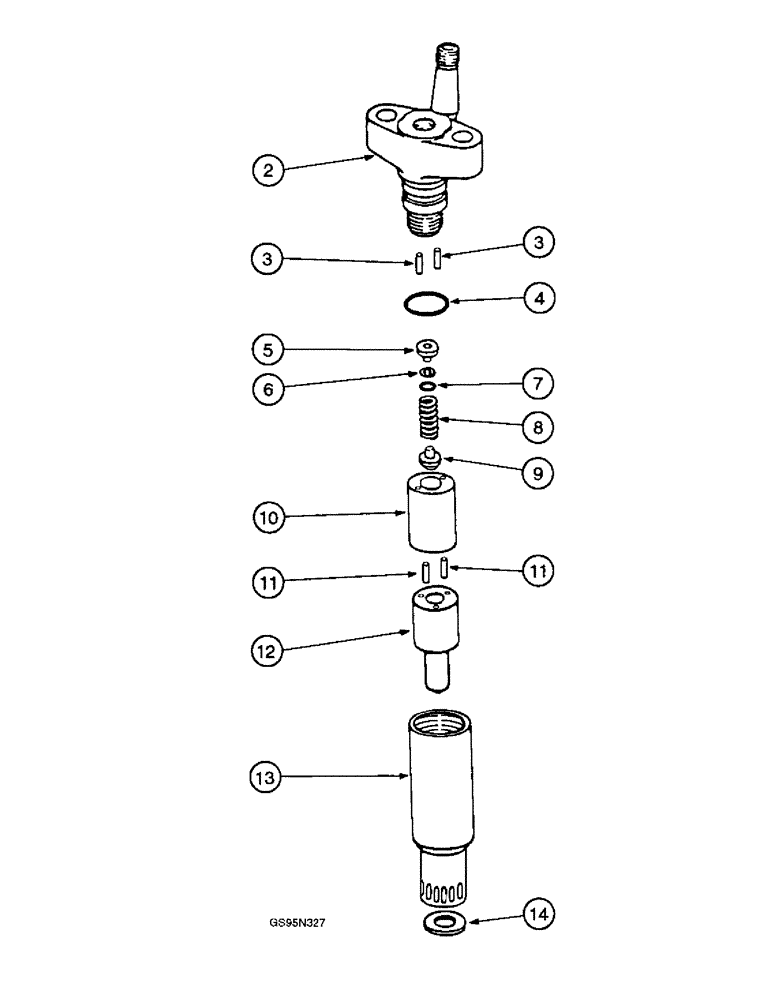 Схема запчастей Case IH D-361 - (8-46) - NOZZLE AND HOLDER, 806 & 2806 W/ENGINE S/N PRIOR TO 24301, 1206 & 21206 W/ENGINE S/N PRIOR TO 11541 