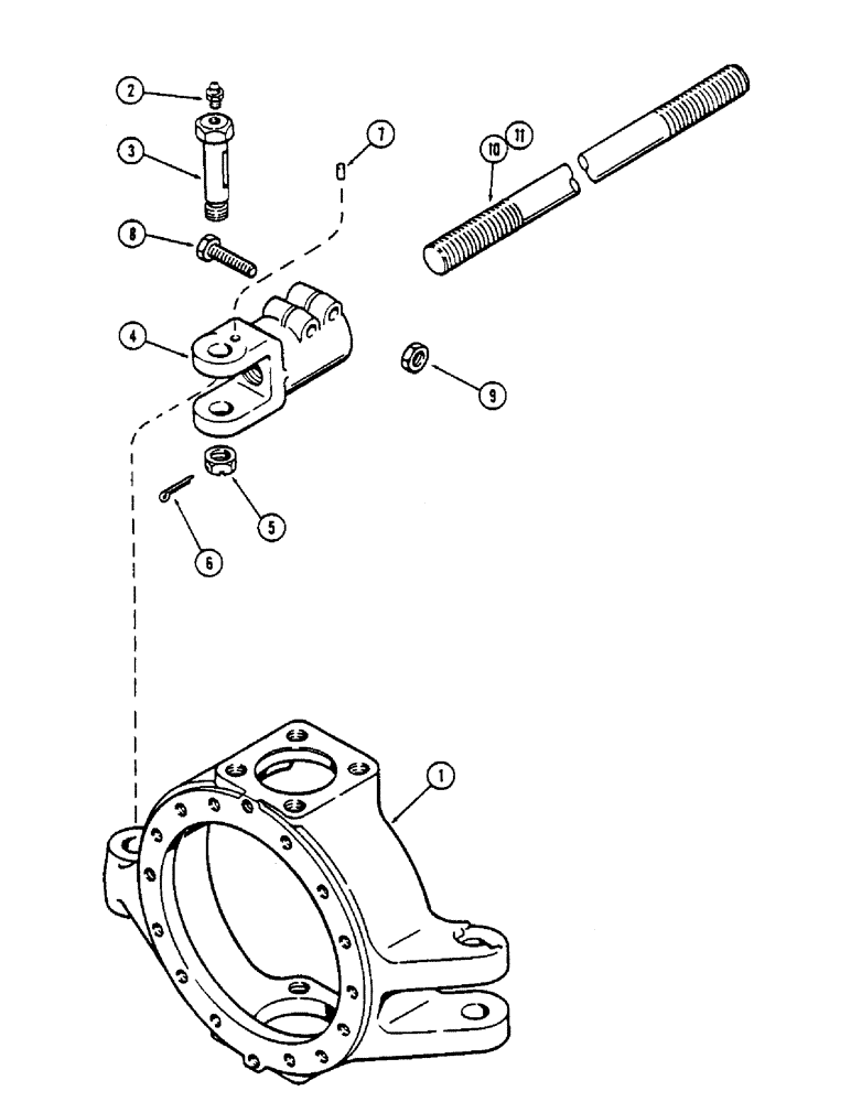 Схема запчастей Case IH 2670 - (182) - TIE ROD (05) - STEERING