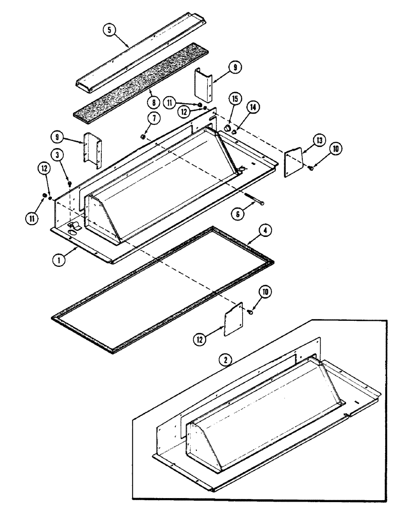 Схема запчастей Case IH 2390 - (9-386) - CAB, PLENUM (09) - CHASSIS/ATTACHMENTS