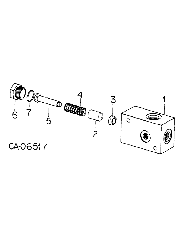 Схема запчастей Case IH 4366 - (10-41) - HYDRAULICS, REGULATOR VALVE (07) - HYDRAULICS