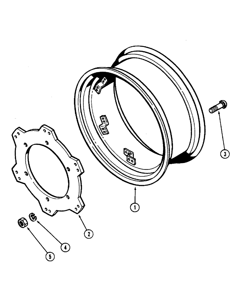 Схема запчастей Case IH 2290 - (5-216) - FRONT WHEEL, MFD TRACTORS (05) - STEERING