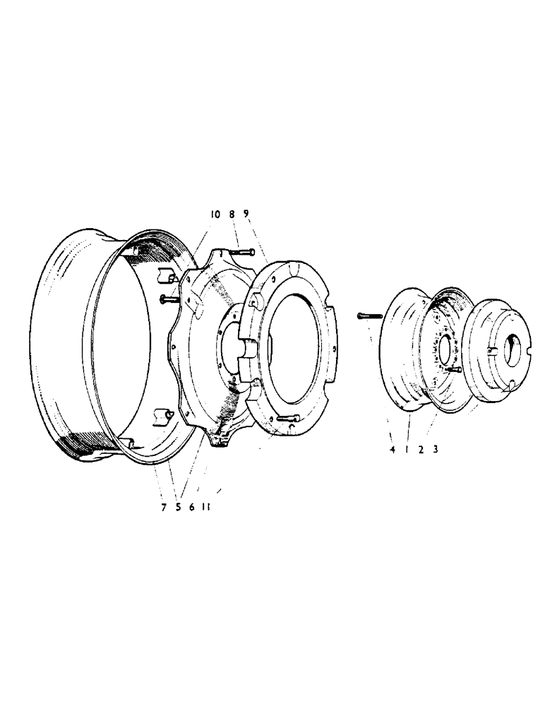 Схема запчастей Case IH 950 - (84) - FRONT WHEELS (12) - CHASSIS