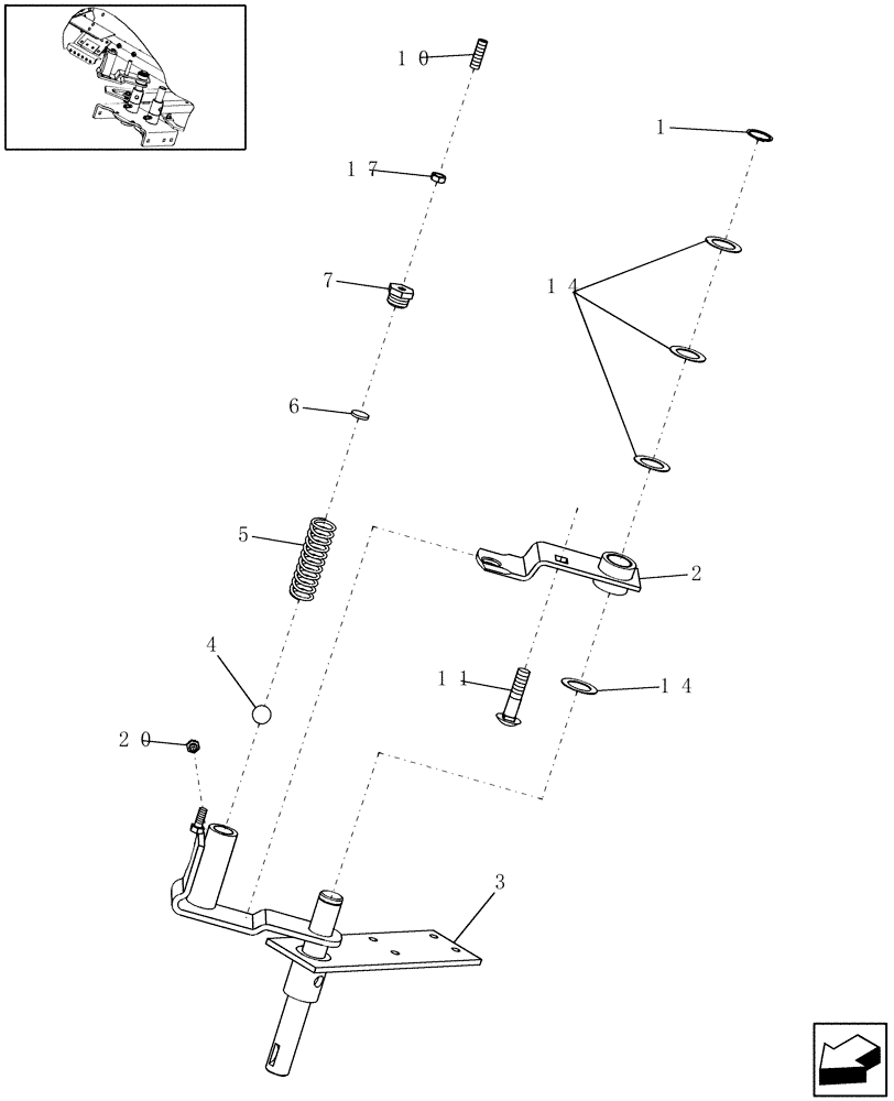 Схема запчастей Case IH RB564 - (15.16) - TWINE ARM DRIVE BRACKET (15) - KNOTTER /WRAPPER